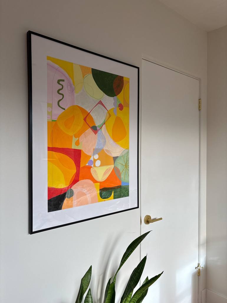 Original Contemporary Abstract Mixed Media by Adrianne Hawthorne Thomas