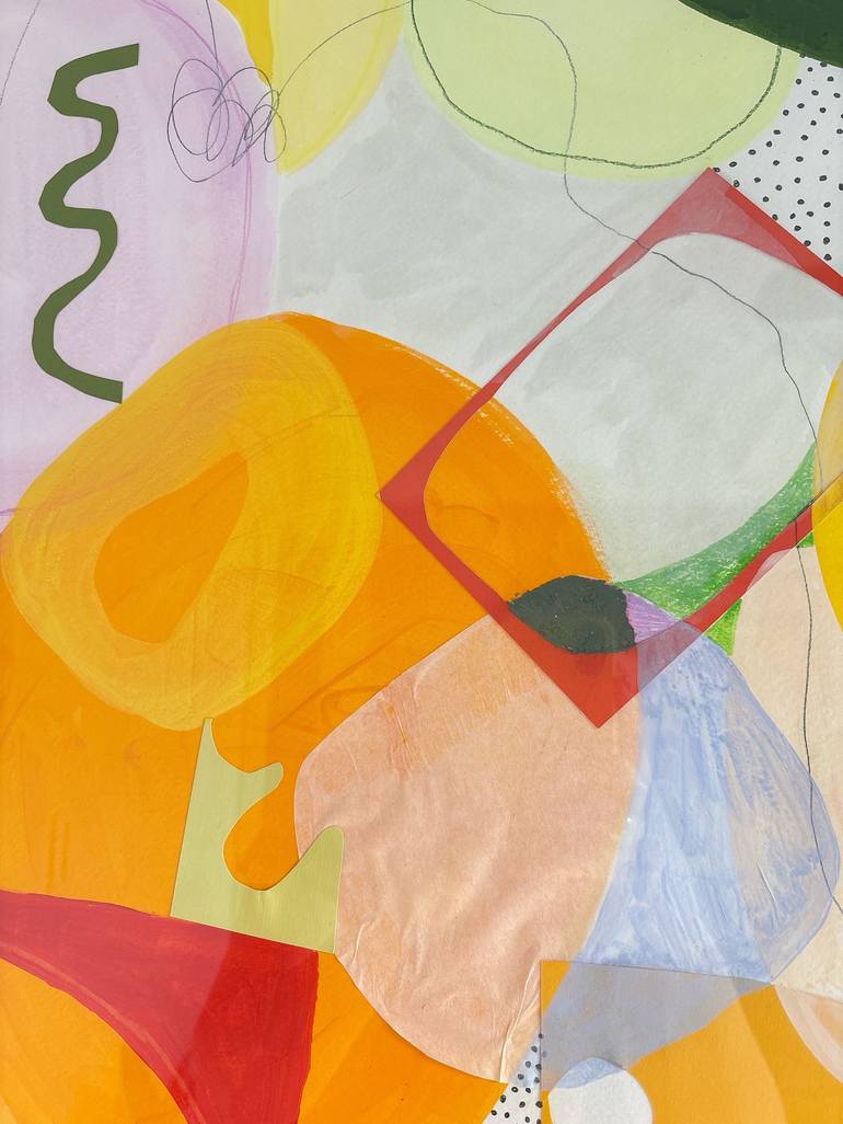 Original Contemporary Abstract Mixed Media by Adrianne Hawthorne Thomas