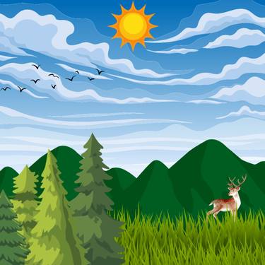 Original Digital Art Nature Digital by Andrew Horvitz