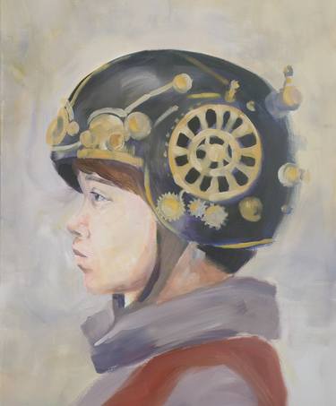 Original Figurative People Painting by Ana Colomer