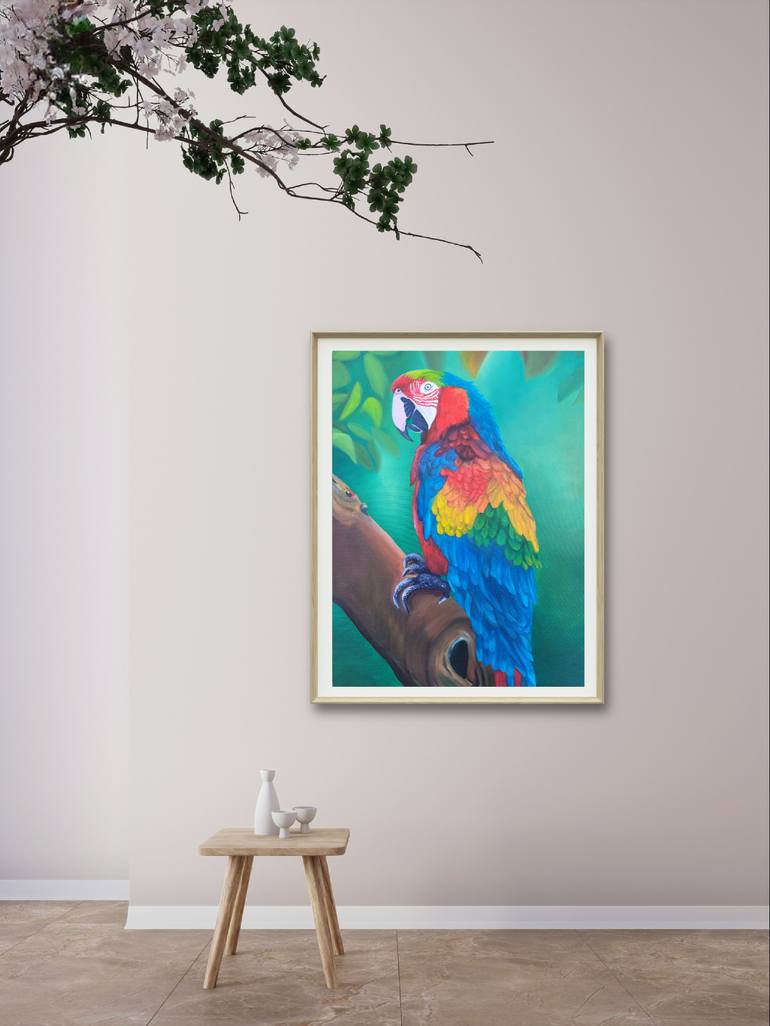 Original Realism Animal Painting by Camila Teixeira