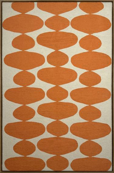 Original Abstract Geometric Mixed Media by Peter Mayer