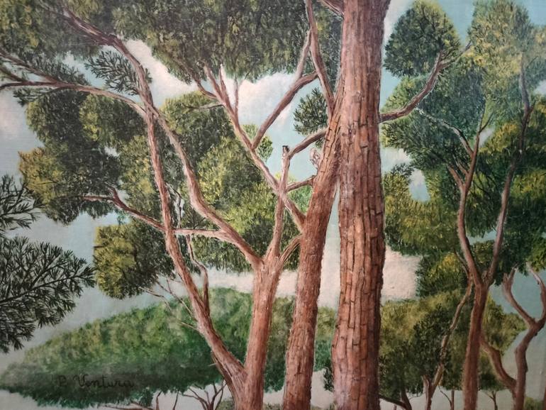 Original Impressionism Landscape Painting by Pasquale Ventura