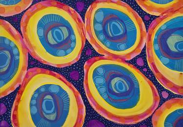 Original Contemporary Abstract Painting by Mariana Reis