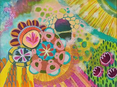 Original Contemporary Abstract Painting by Mariana Reis