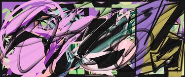 Original Abstract Graffiti Digital by Brent Higham