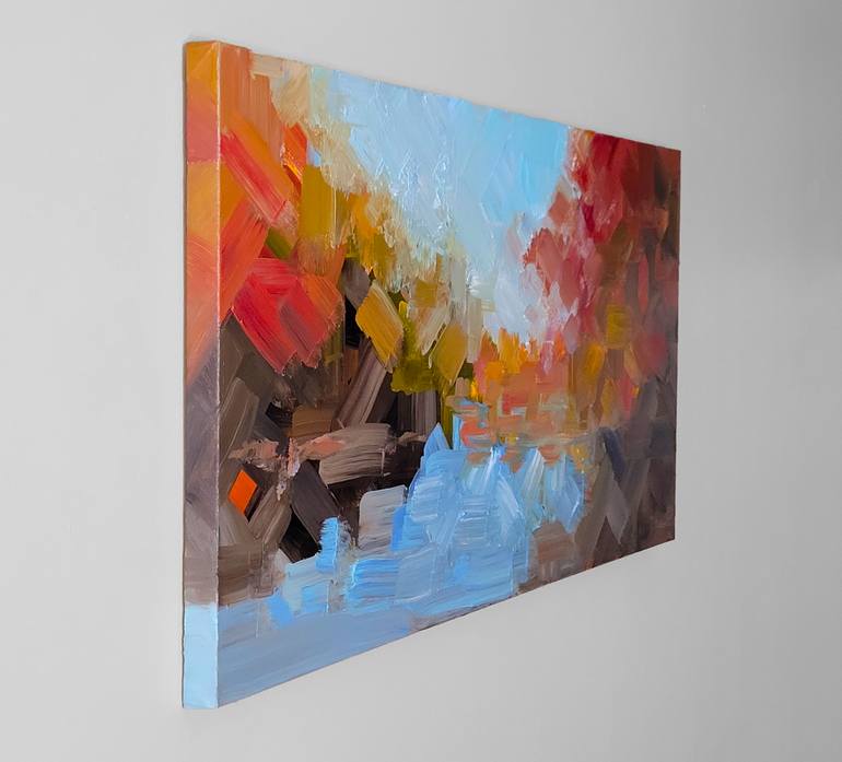 Original Abstract Nature Painting by Richard Chiang