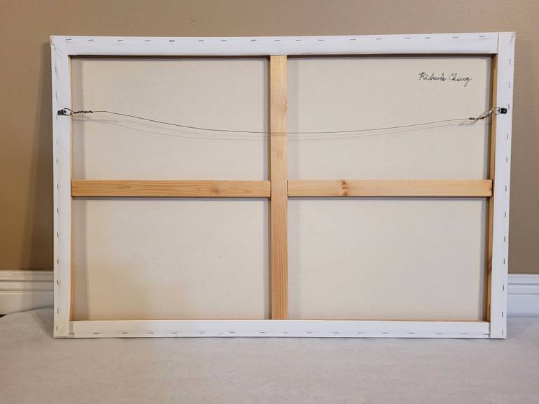 Original Abstract Cities Painting by Richard Chiang