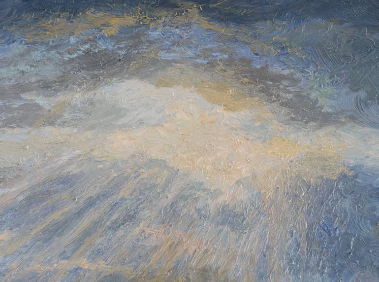 Original Impressionism Nature Painting by Richard Chiang