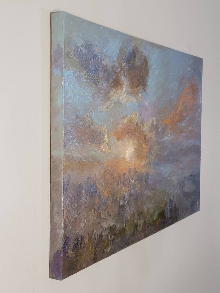 Original Impressionism Landscape Painting by Richard Chiang