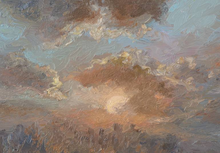 Original Impressionism Landscape Painting by Richard Chiang