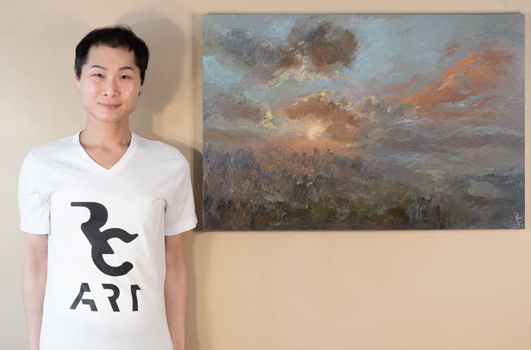 Original Impressionism Landscape Painting by Richard Chiang