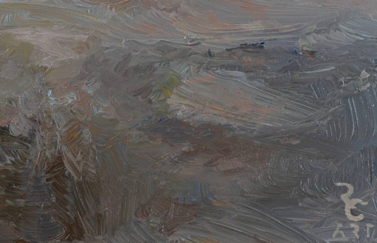 Original Impressionism Landscape Painting by Richard Chiang