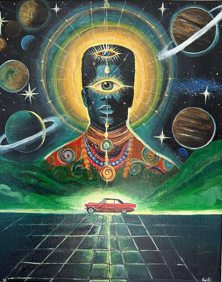 Original Abstract Painting by Adriana Filina