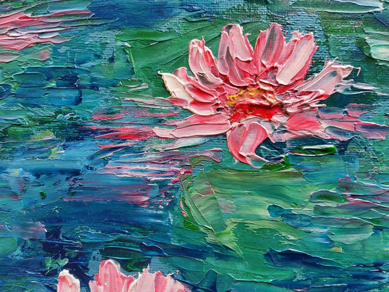 Original Impressionism Floral Painting by Olena Yurdyha