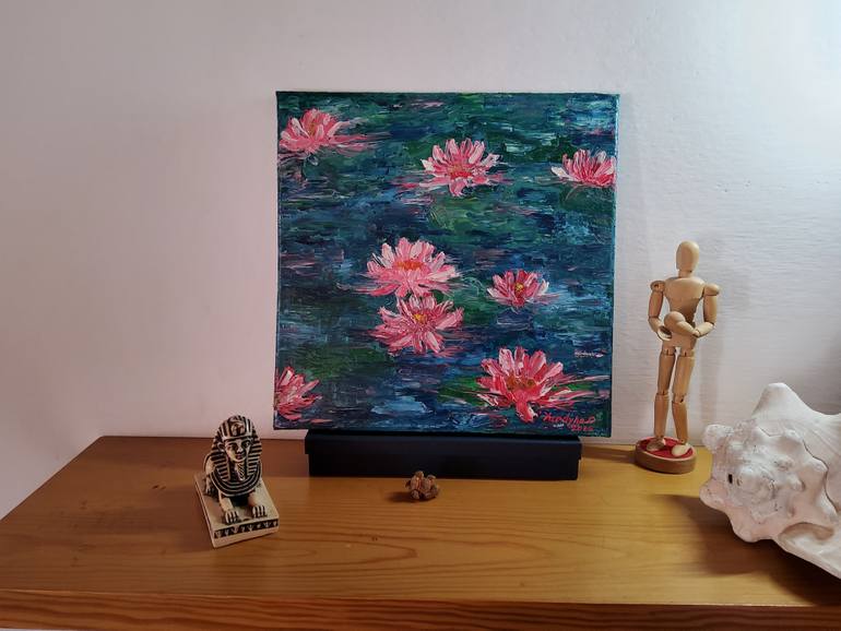 Original Impressionism Floral Painting by Olena Yurdyha