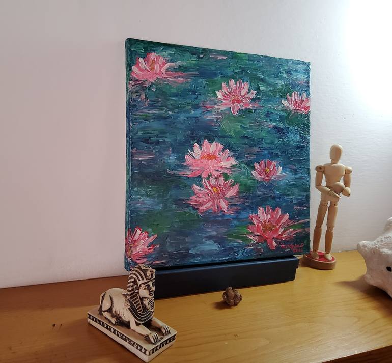 Original Impressionism Floral Painting by Olena Yurdyha