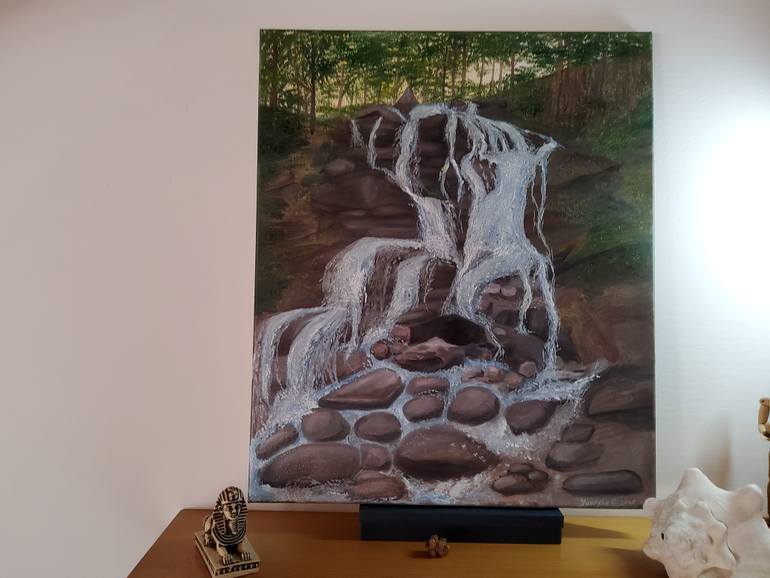 Original Classicism Landscape Painting by Olena Yurdyha