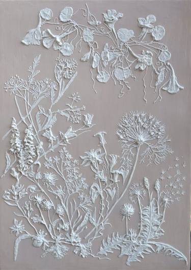 Original Conceptual Floral Sculpture by Olena Rintala