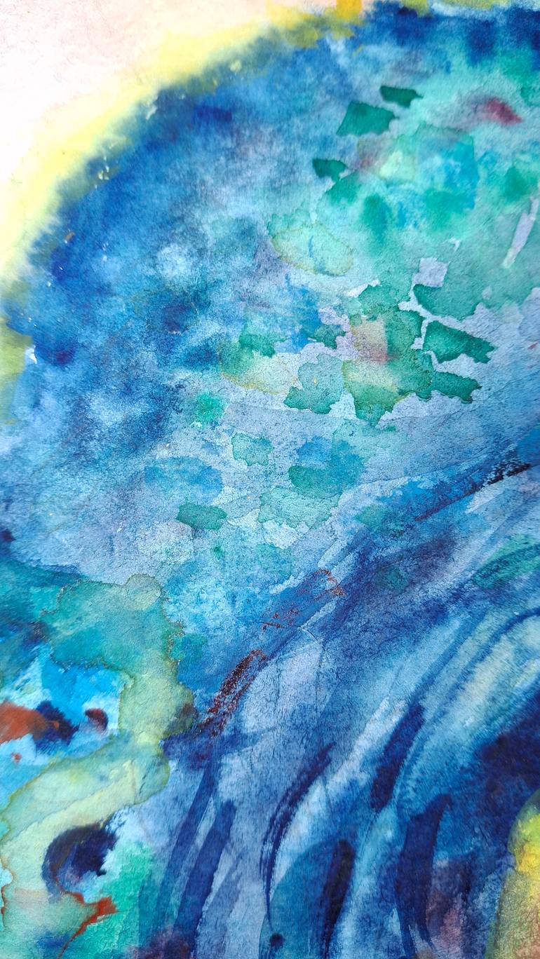 Original Abstract Animal Painting by Tatiana Deniapkina
