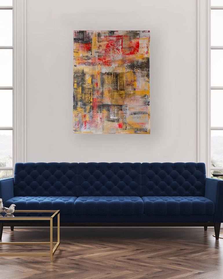 Original Abstract Expressionism Abstract Painting by Clare Albanese