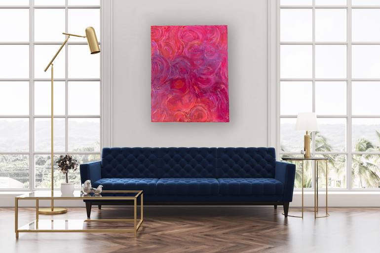 Original Abstract Expressionism Abstract Painting by Clare Albanese