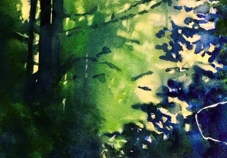 Original Figurative Nature Painting by Liliane Rocaboy