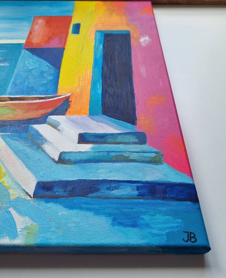 Original Abstract Expressionism Abstract Painting by Iuliia Batsyna