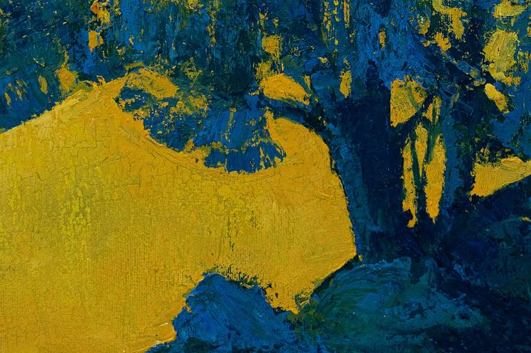 Original Contemporary Landscape Painting by Nina Hamurari