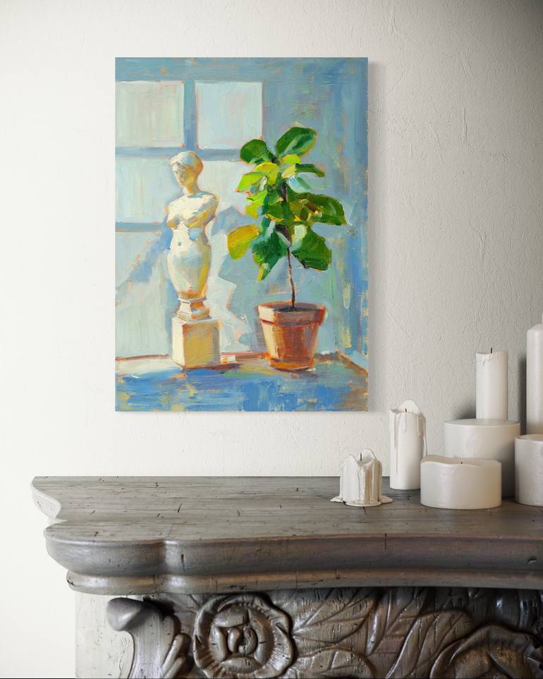 Original Impressionism Floral Painting by Daria Zavadenko