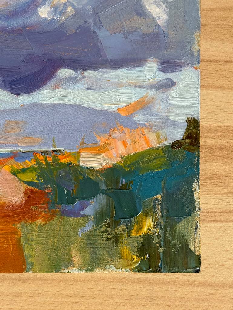 Original Impressionism Landscape Painting by Daria Zavadenko