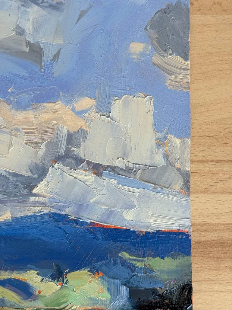 Original Impressionism Landscape Painting by Daria Zavadenko