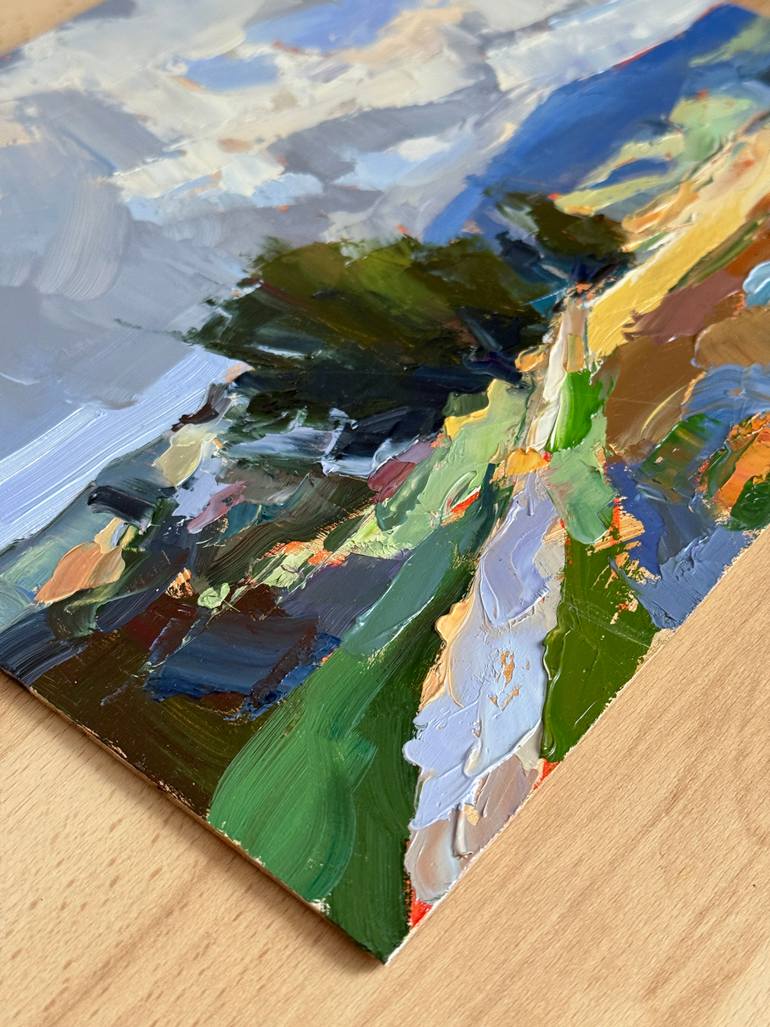Original Impressionism Landscape Painting by Daria Zavadenko