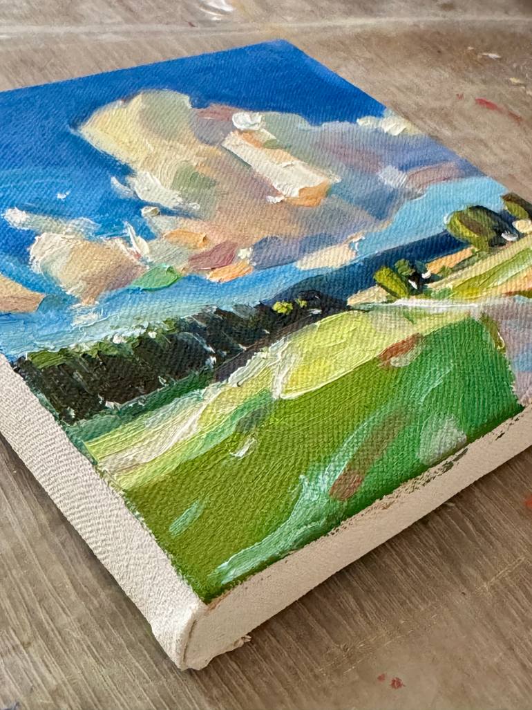 Original Impressionism Landscape Painting by Daria Zavadenko