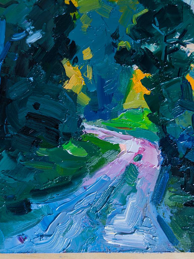Original Contemporary Landscape Painting by Daria Zavadenko