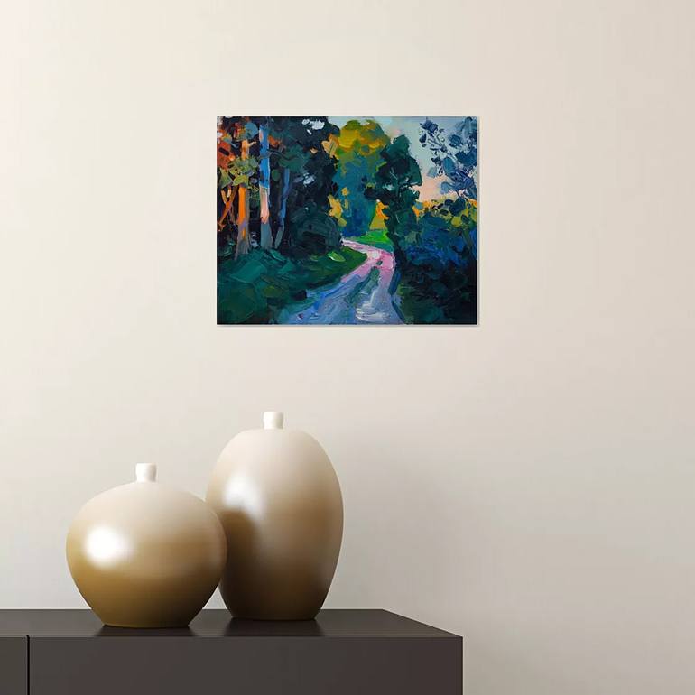 Original Contemporary Landscape Painting by Daria Zavadenko