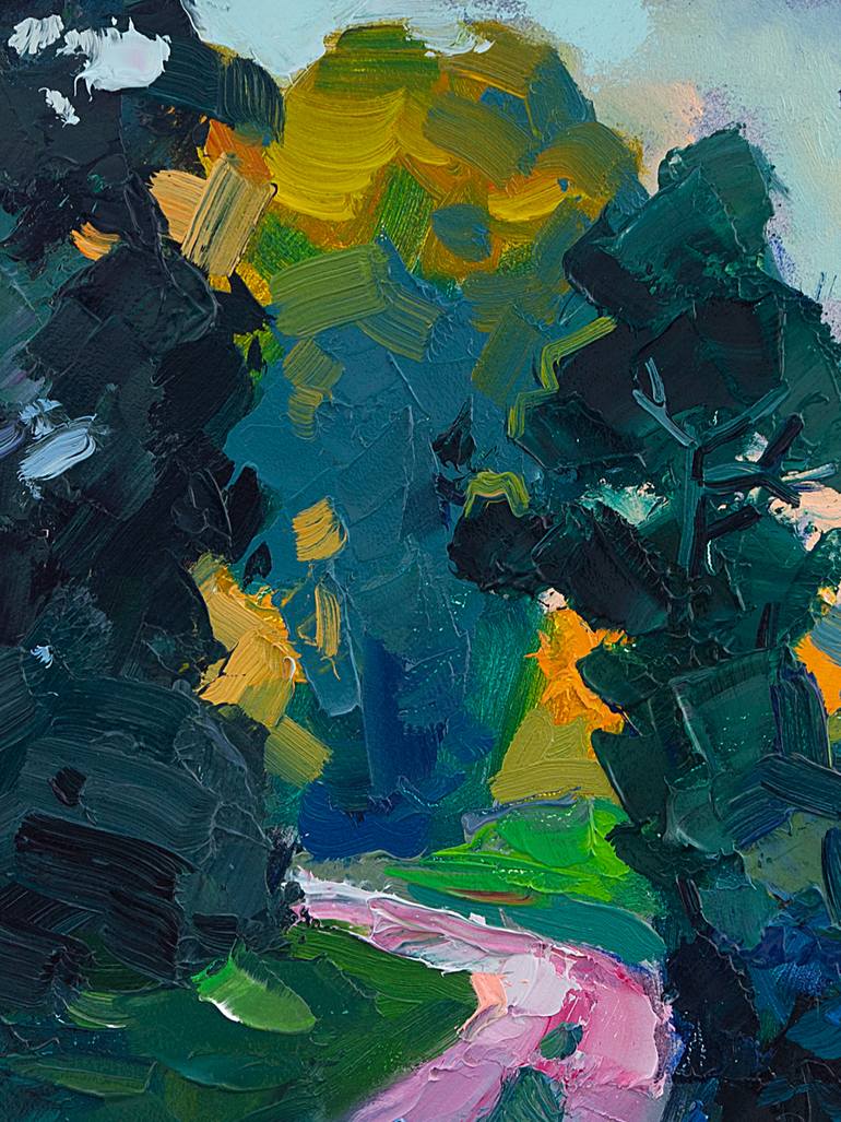 Original Contemporary Landscape Painting by Daria Zavadenko