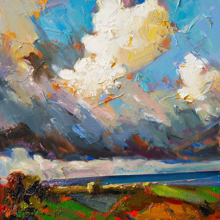 Original Oil Paintings On Hardboard From Ukraine For Sale