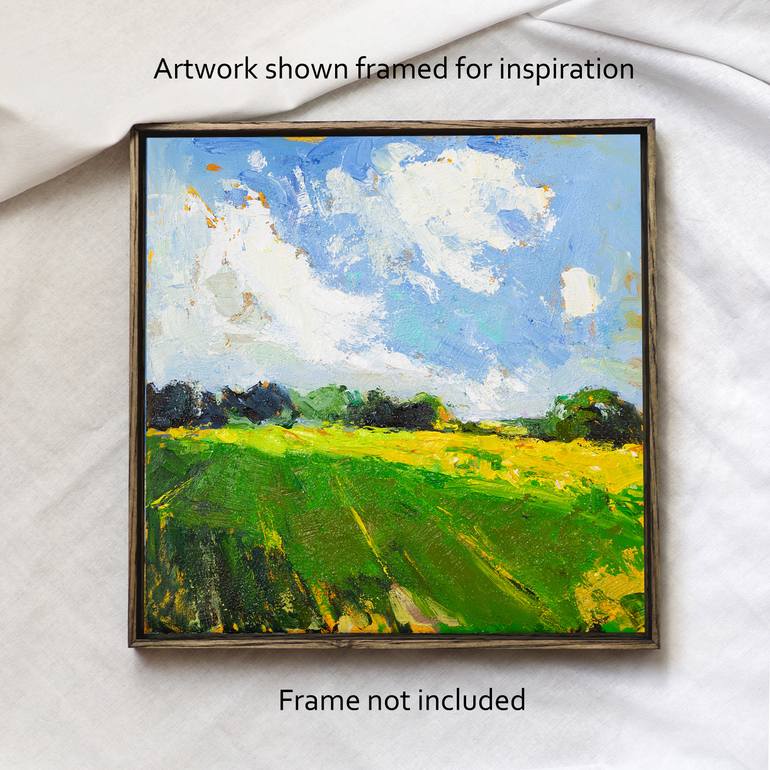 Original Abstract Landscape Painting by Daria Zavadenko
