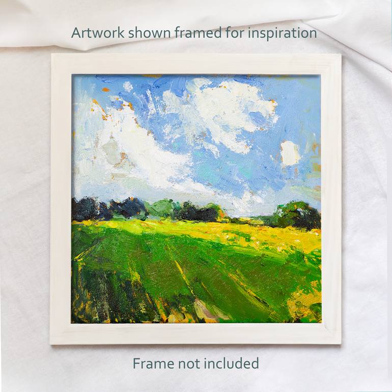 Original Abstract Landscape Painting by Daria Zavadenko