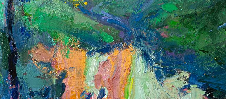 Original Abstract Landscape Painting by Daria Zavadenko