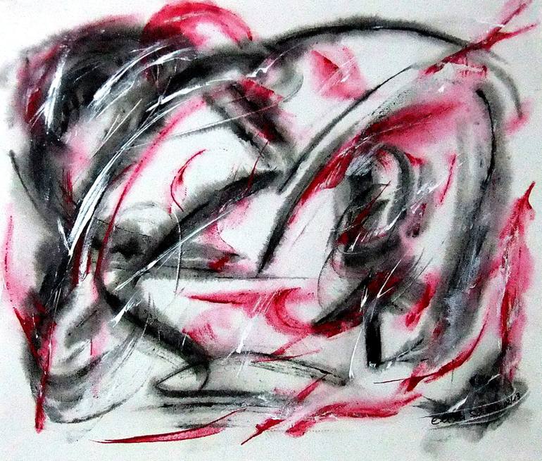 Original Abstract Expressionism Abstract Painting by Elisa Schaar