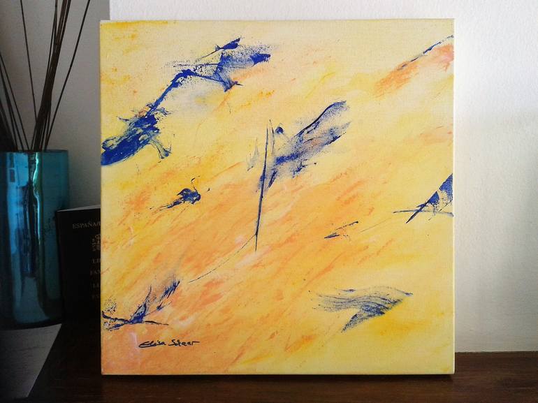 Original Abstract Expressionism Abstract Painting by Elisa Schaar