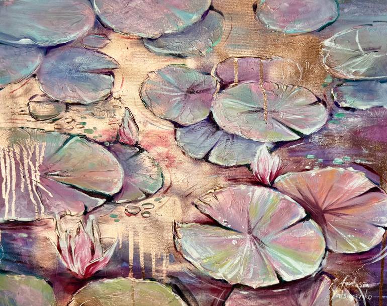 Original Realism Floral Painting by Anastasiia Yatsunenko