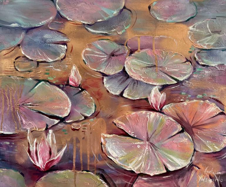 Original Realism Floral Painting by Anastasiia Yatsunenko