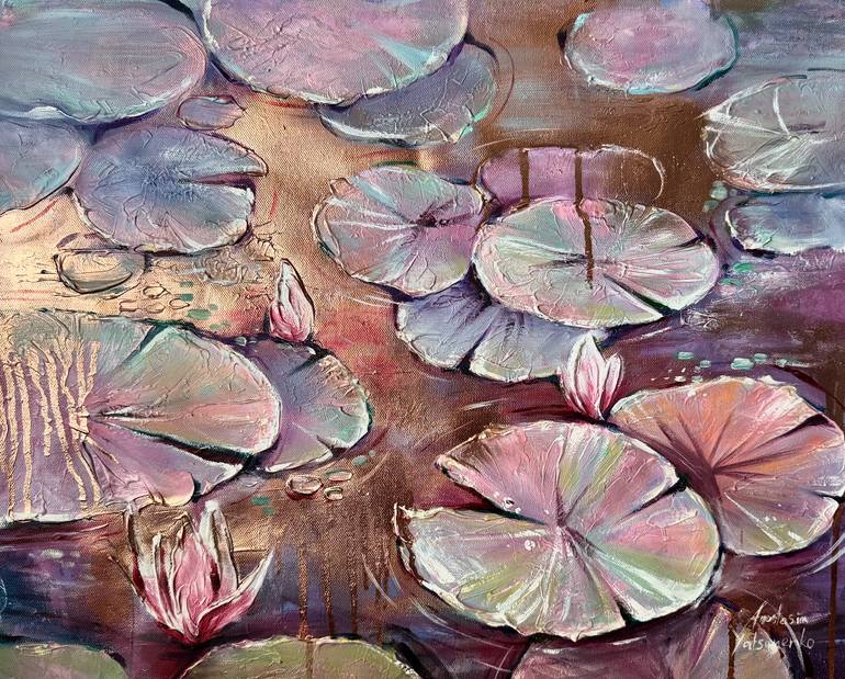 Original Realism Floral Painting by Anastasiia Yatsunenko