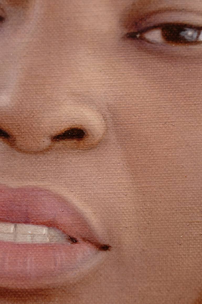 Original Realism Women Painting by Bernard Mens