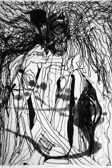 Original Abstract Expressionism Abstract Drawings by Nguyet Pham