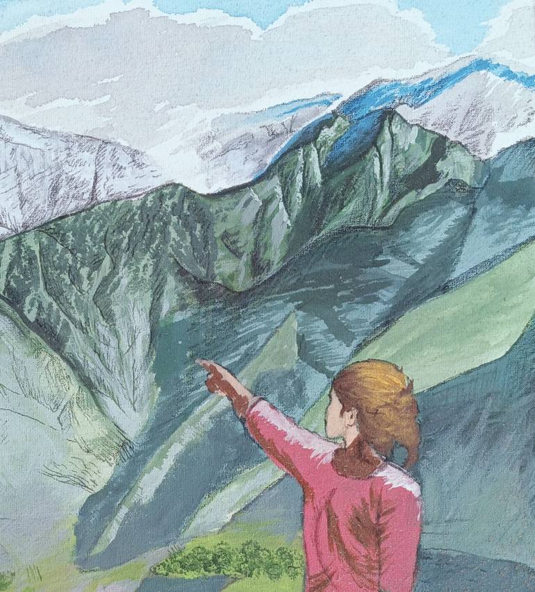 Original Conceptual Landscape Painting by Danish Sachwani