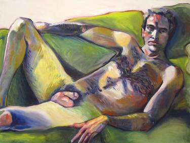 Original Figurative Nude Paintings by K Mae Copham